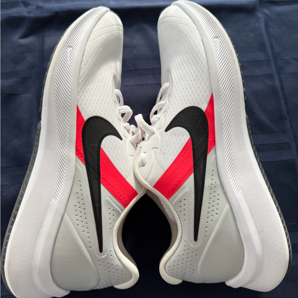 Nike Star Runner 3 Low, White, Black, Dark Hot Pink, Youth 6Y, Women’s 7.5 - Picture 4 of 8